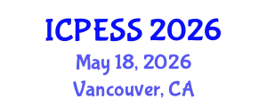 International Conference on Physical Education and Sport Science (ICPESS) May 18, 2026 - Vancouver, Canada