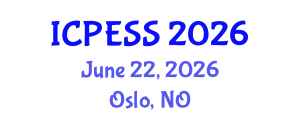 International Conference on Physical Education and Sport Science (ICPESS) June 22, 2026 - Oslo, Norway