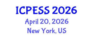 International Conference on Physical Education and Sport Science (ICPESS) April 20, 2026 - New York, United States