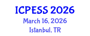 International Conference on Physical Education and Sport Science (ICPESS) March 16, 2026 - Istanbul, Turkey