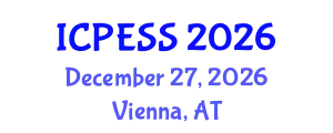 International Conference on Physical Education and Sport Science (ICPESS) December 27, 2026 - Vienna, Austria