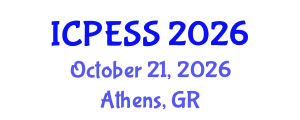 International Conference on Physical Education and Sport Science (ICPESS) October 21, 2026 - Athens, Greece