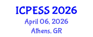 International Conference on Physical Education and Sport Science (ICPESS) April 06, 2026 - Athens, Greece