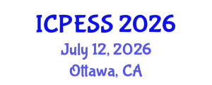 International Conference on Physical Education and Sport Science (ICPESS) July 12, 2026 - Ottawa, Canada