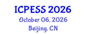 International Conference on Physical Education and Sport Science (ICPESS) October 06, 2026 - Beijing, China