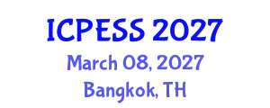 International Conference on Physical Education and Sport Science (ICPESS) March 08, 2027 - Bangkok, Thailand