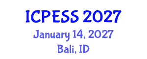 International Conference on Physical Education and Sport Science (ICPESS) January 14, 2027 - Bali, Indonesia