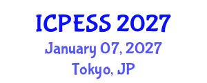 International Conference on Physical Education and Sport Science (ICPESS) January 07, 2027 - Tokyo, Japan