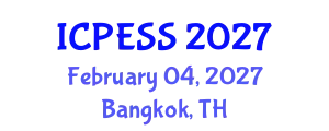 International Conference on Physical Education and Sport Science (ICPESS) February 04, 2027 - Bangkok, Thailand