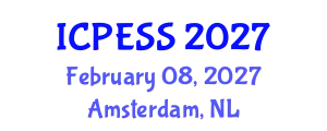 International Conference on Physical Education and Sport Science (ICPESS) February 08, 2027 - Amsterdam, Netherlands