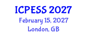 International Conference on Physical Education and Sport Science (ICPESS) February 15, 2027 - London, United Kingdom