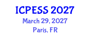 International Conference on Physical Education and Sport Science (ICPESS) March 29, 2027 - Paris, France