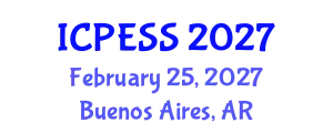 International Conference on Physical Education and Sport Science (ICPESS) February 25, 2027 - Buenos Aires, Argentina