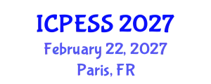 International Conference on Physical Education and Sport Science (ICPESS) February 22, 2027 - Paris, France