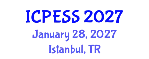 International Conference on Physical Education and Sport Science (ICPESS) January 28, 2027 - Istanbul, Turkey