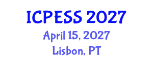 International Conference on Physical Education and Sport Science (ICPESS) April 15, 2027 - Lisbon, Portugal