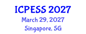 International Conference on Physical Education and Sport Science (ICPESS) March 29, 2027 - Singapore, Singapore