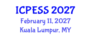 International Conference on Physical Education and Sport Science (ICPESS) February 11, 2027 - Kuala Lumpur, Malaysia