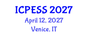 International Conference on Physical Education and Sport Science (ICPESS) April 12, 2027 - Venice, Italy