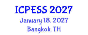 International Conference on Physical Education and Sport Science (ICPESS) January 18, 2027 - Bangkok, Thailand