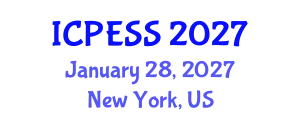International Conference on Physical Education and Sport Science (ICPESS) January 28, 2027 - New York, United States