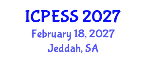 International Conference on Physical Education and Sport Science (ICPESS) February 18, 2027 - Jeddah, Saudi Arabia