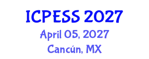 International Conference on Physical Education and Sport Science (ICPESS) April 05, 2027 - Cancún, Mexico
