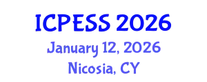 International Conference on Physical Education and Sport Science (ICPESS) January 12, 2026 - Nicosia, Cyprus