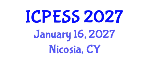 International Conference on Physical Education and Sport Science (ICPESS) January 16, 2027 - Nicosia, Cyprus