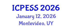 International Conference on Physical Education and Sport Science (ICPESS) January 12, 2026 - Montevideo, Uruguay