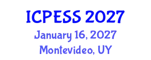 International Conference on Physical Education and Sport Science (ICPESS) January 16, 2027 - Montevideo, Uruguay