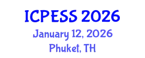 International Conference on Physical Education and Sport Science (ICPESS) January 12, 2026 - Phuket, Thailand