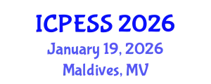 International Conference on Physical Education and Sport Science (ICPESS) January 19, 2026 - Maldives, Maldives
