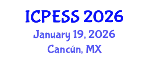 International Conference on Physical Education and Sport Science (ICPESS) January 19, 2026 - Cancún, Mexico