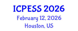 International Conference on Physical Education and Sport Science (ICPESS) February 12, 2026 - Houston, United States