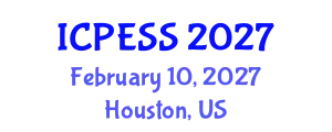 International Conference on Physical Education and Sport Science (ICPESS) February 10, 2027 - Houston, United States