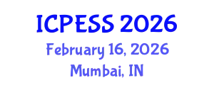International Conference on Physical Education and Sport Science (ICPESS) February 16, 2026 - Mumbai, India