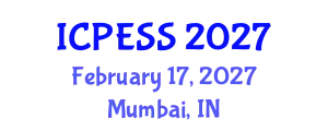 International Conference on Physical Education and Sport Science (ICPESS) February 17, 2027 - Mumbai, India