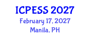 International Conference on Physical Education and Sport Science (ICPESS) February 17, 2027 - Manila, Philippines