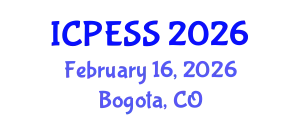International Conference on Physical Education and Sport Science (ICPESS) February 16, 2026 - Bogota, Colombia