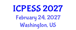 International Conference on Physical Education and Sport Science (ICPESS) February 24, 2027 - Washington, United States