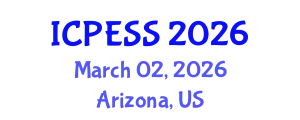 International Conference on Physical Education and Sport Science (ICPESS) March 02, 2026 - Arizona, United States