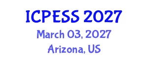 International Conference on Physical Education and Sport Science (ICPESS) March 03, 2027 - Arizona, United States