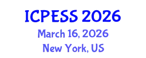 International Conference on Physical Education and Sport Science (ICPESS) March 16, 2026 - New York, United States