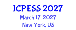 International Conference on Physical Education and Sport Science (ICPESS) March 17, 2027 - New York, United States