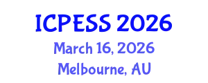 International Conference on Physical Education and Sport Science (ICPESS) March 16, 2026 - Melbourne, Australia
