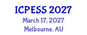 International Conference on Physical Education and Sport Science (ICPESS) March 17, 2027 - Melbourne, Australia