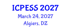 International Conference on Physical Education and Sport Science (ICPESS) March 24, 2027 - Algiers, Algeria