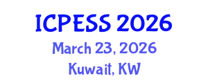 International Conference on Physical Education and Sport Science (ICPESS) March 23, 2026 - Kuwait, Kuwait