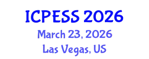 International Conference on Physical Education and Sport Science (ICPESS) March 23, 2026 - Las Vegas, United States